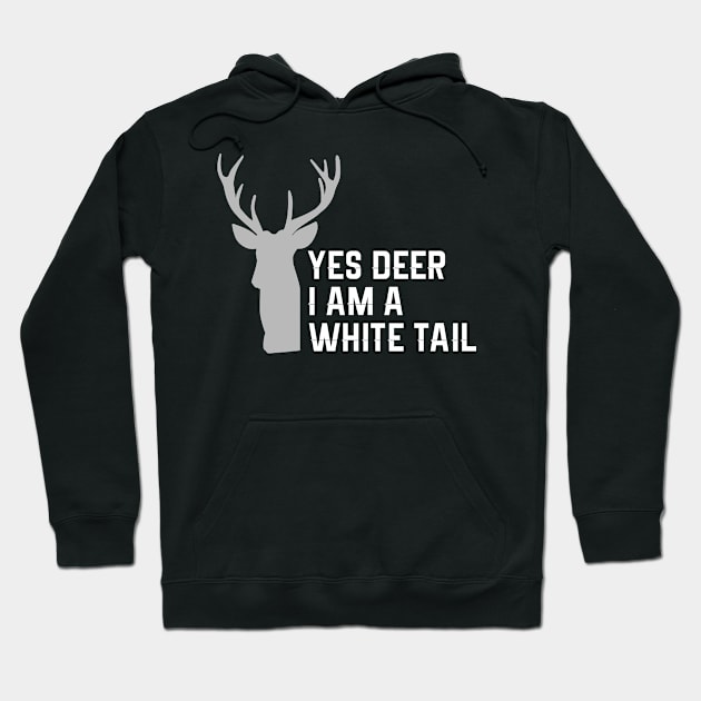 White Tail Deer Hunting Hoodie by TriHarder12